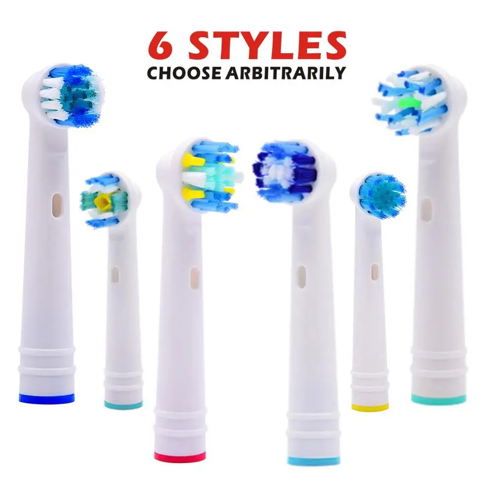 

4pcs New Style EB18 Replacement Brush Head/Nozzle Oral B Electric Toothbrush Advance Power/Pro Health/Triumph/3D Excel Precision