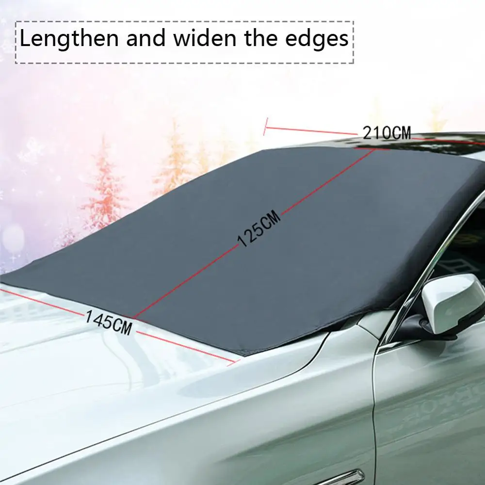 

Universal Anti-frost Anti-fog Car Sun Protector Magnetic Car Front Windscreen Snow Ice Shield Cover Autos Windshield Sunshade