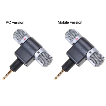 

Mini 3.5mm Jack Microphone Stereo Mic For Recording Mobile Phone Studio Interview Microphone for Computer PC Notebook smartphone