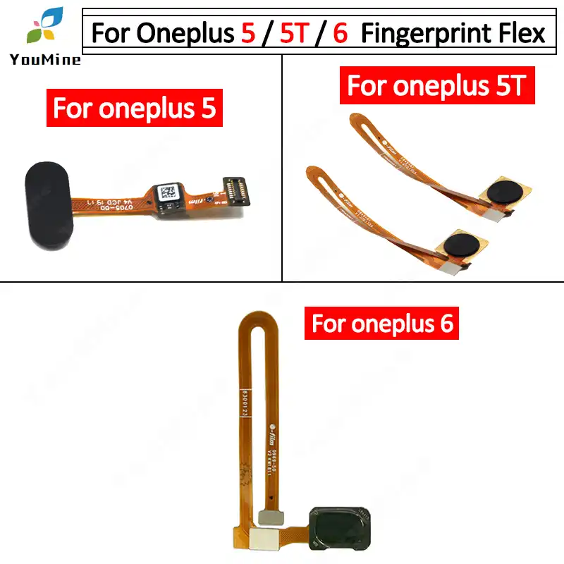 For Oneplus 5 For Onplus 5t Fingerprint Button Unlock Key Sensor Flex Cable For Oneplus 6 Fingerprint Sensor Flex Cable 5 5t 6 Mobile Phone Flex Cables Aliexpress