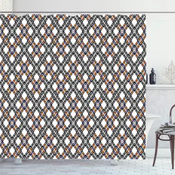 

Shower Curtain for Bathroom 72x78 Kaleidoscope Beautiful Colorful Striped Abstract Color Modern Craft Creative Stripe Form