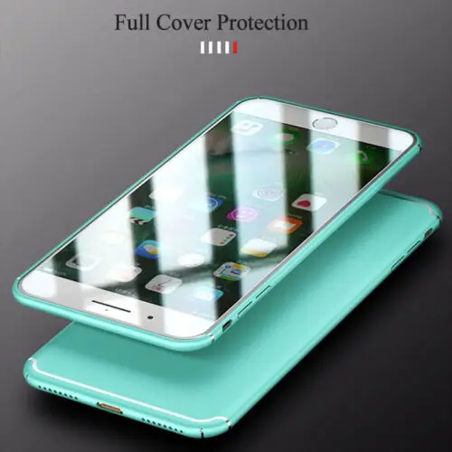 

High Quality Hard PC Phone Case Cover For iPhone X 6 6S 7 8 6Plus 6SPlus 7Plus 8Plus Luxury Matte Plain Full Cover Fitted Case