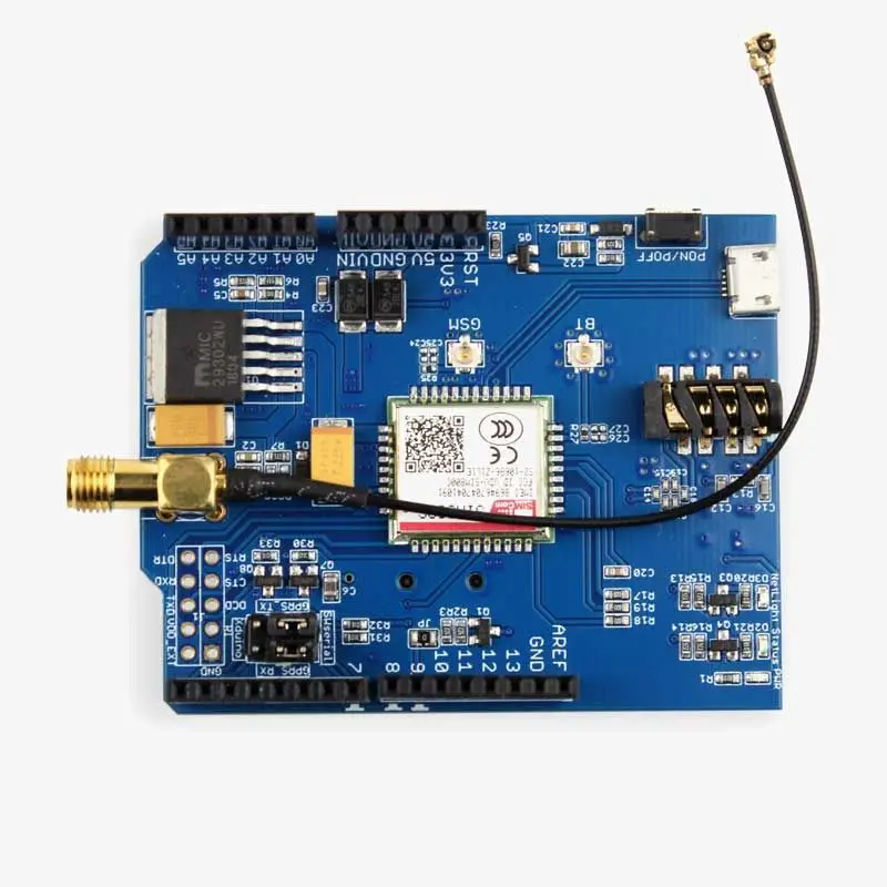 Elecrow GPRS GSM SIM800C щит для Arduino модуль с антенной Sim900 PCBA макетная плата DIY Kit модули|shield