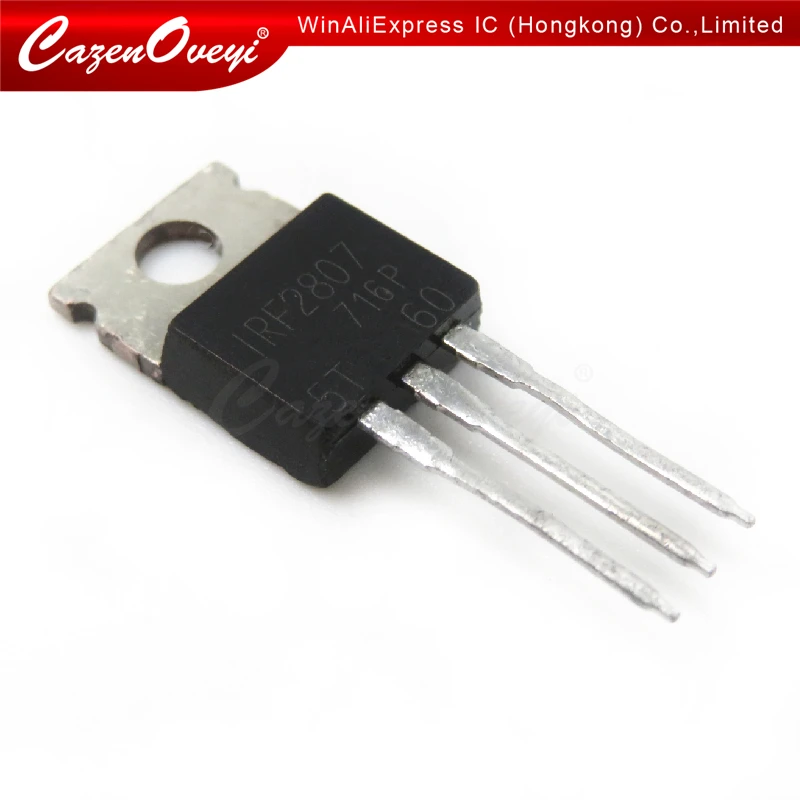 10 шт./лот IRF2807 IRF2807PBF MOSFET N 75V 82A TO-220 новый оригинальный Немедленная доставка в