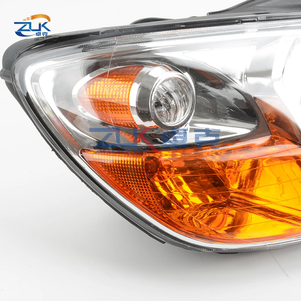 ZUK 1 пара бампер передний головной светильник фара sub assy для кіа CERATO 2008 2009 2010 2011