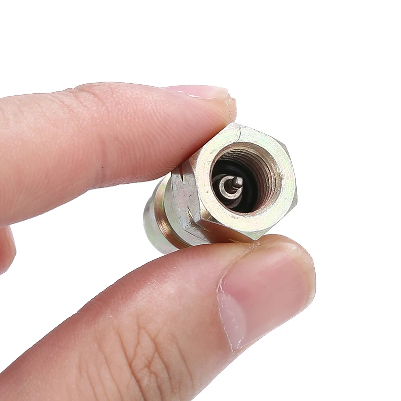 Mayitr 4pcs A/C R12 to R134a Lo/Hi Side Retrofit Conversion Adapter Fitting Cap Valve Kit Accessories