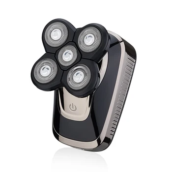 

Men Electric Razor Beard Trimmer Home Travel USB Rechargeable Easy Clean 5 Headed Detachable Multifunctional Mini Portable