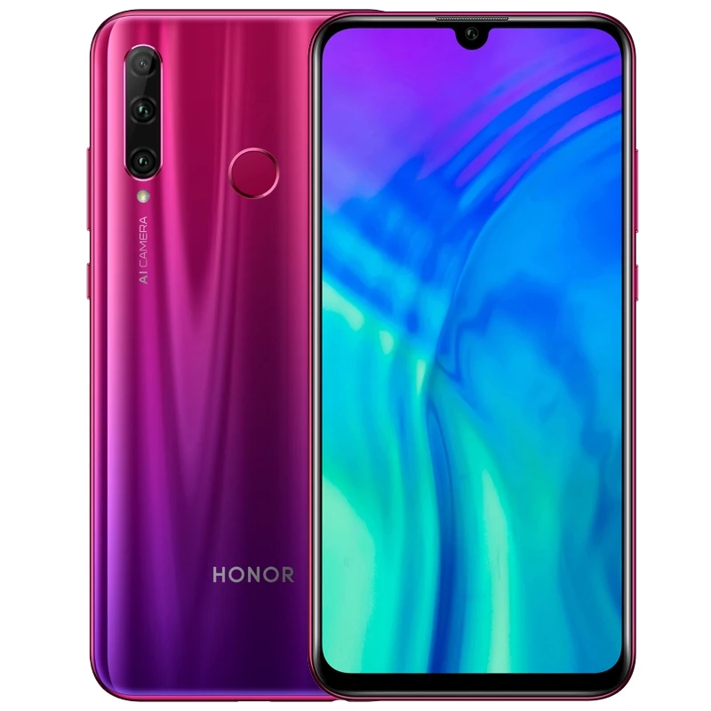 honor 20i honor 20 lite honor 10i мобильный телефон 6,21 дюймов Android 9,0 FM разблокировка отпечаток лица смартфон