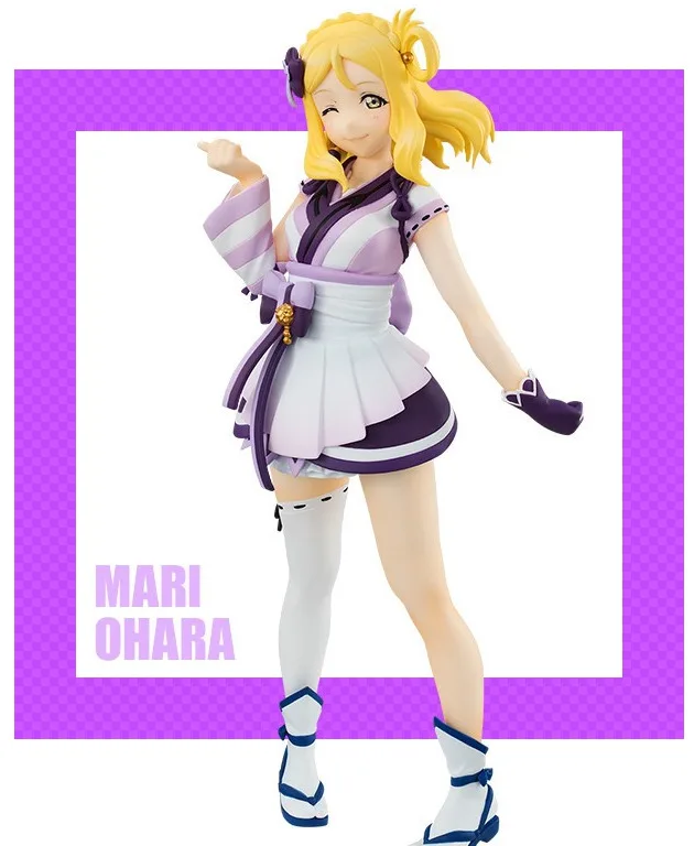 

20cm Mari Ohara figures lovelive Anime Action original Figure PVC model Collection figures for children toys gift 0.5