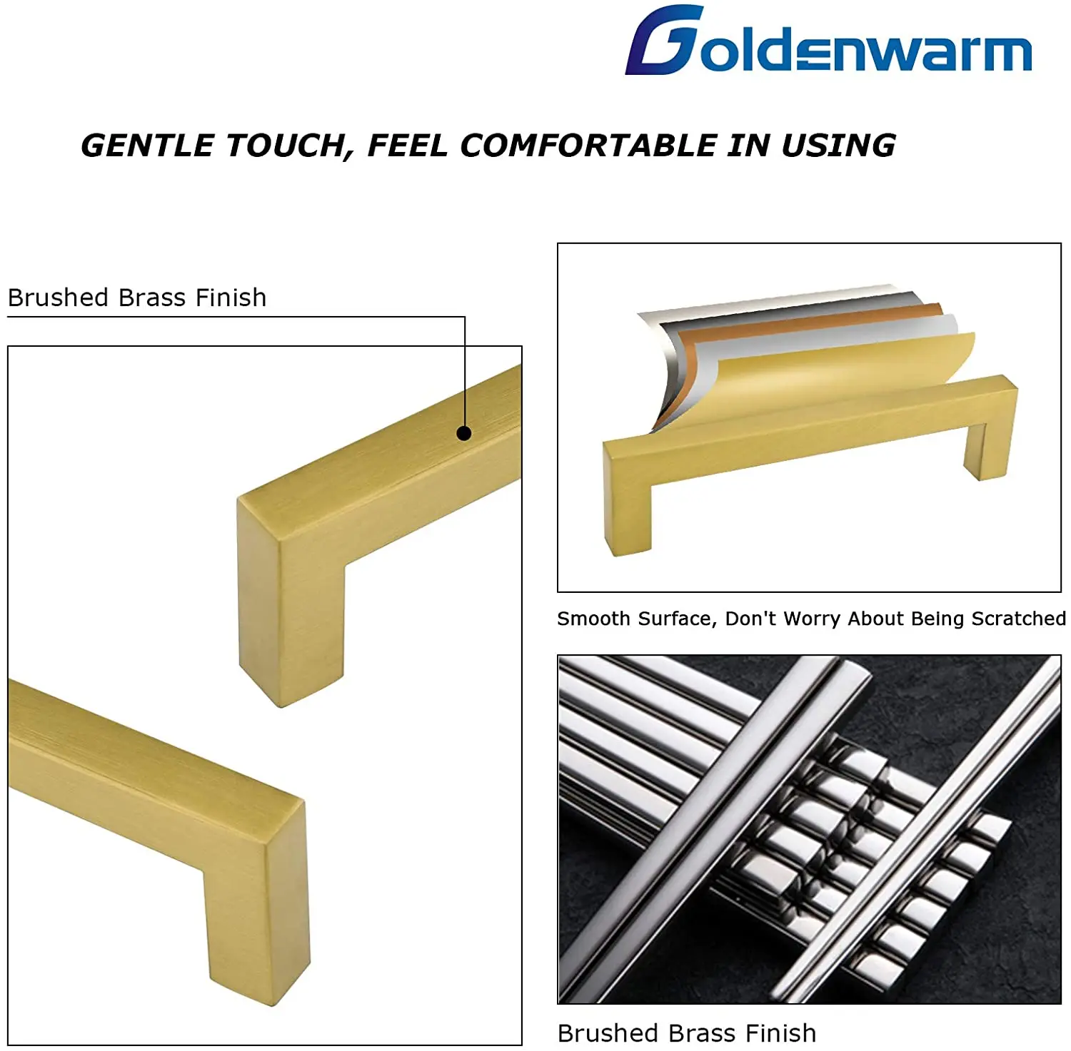 Goldenwarm фурнитура для шкафа золотая ручки 2 &quot~ 12 6&quot Выдвижной ящик тянет