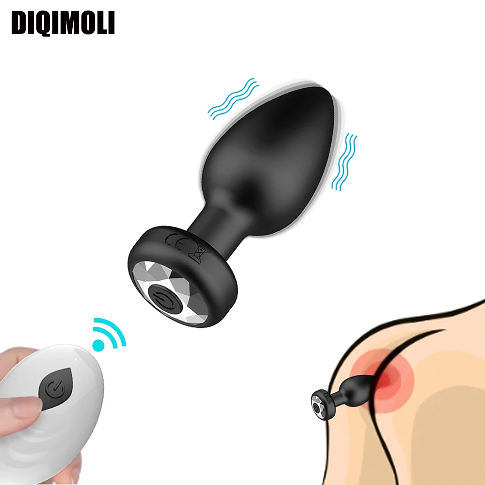 Frequencies Anal 10 Plug Vibrators Dildos Anal Dilator Stimulate and Anus Chargeable Butt Plug Mast_voghion.com