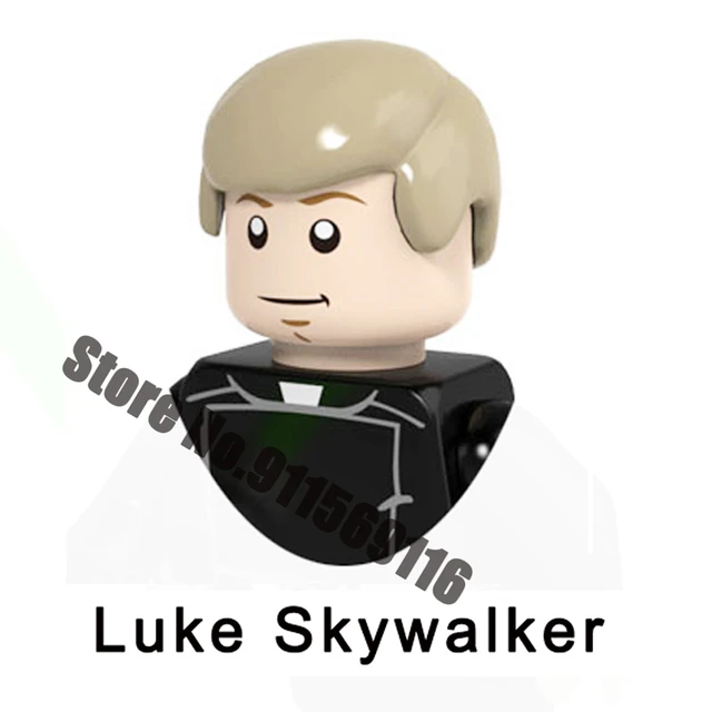 Luke Skywalker Building Blocks Ahsoka Tano Yoda Obi-Wan Kenobi Sith Kylo Ren Count Dooku Starkiller Star Action Figure Wars Toys E-PG646