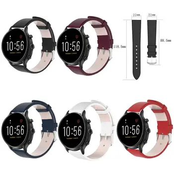 

22mm Faux Leather Adjustable Watch Band Wrist Strap Replacement Strap Sport Loop For F-ossil Gen 5 Smart Watch Band Strap