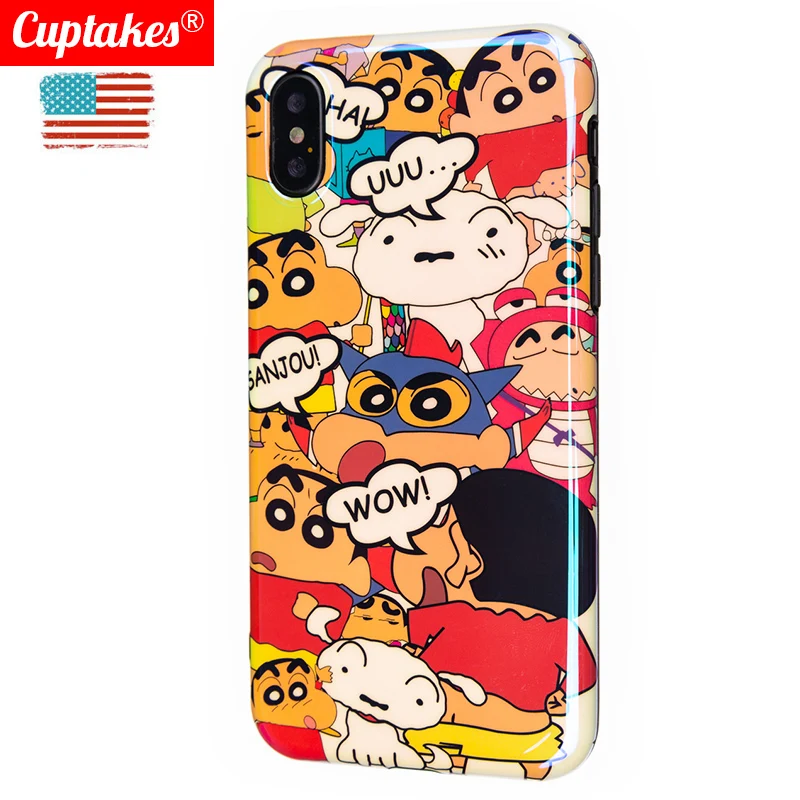 Роскошный Глянцевый Мягкий силикон imd чехол для iPhone 11 Pro Max 7 8 Plus XR X XS 6 6S милый