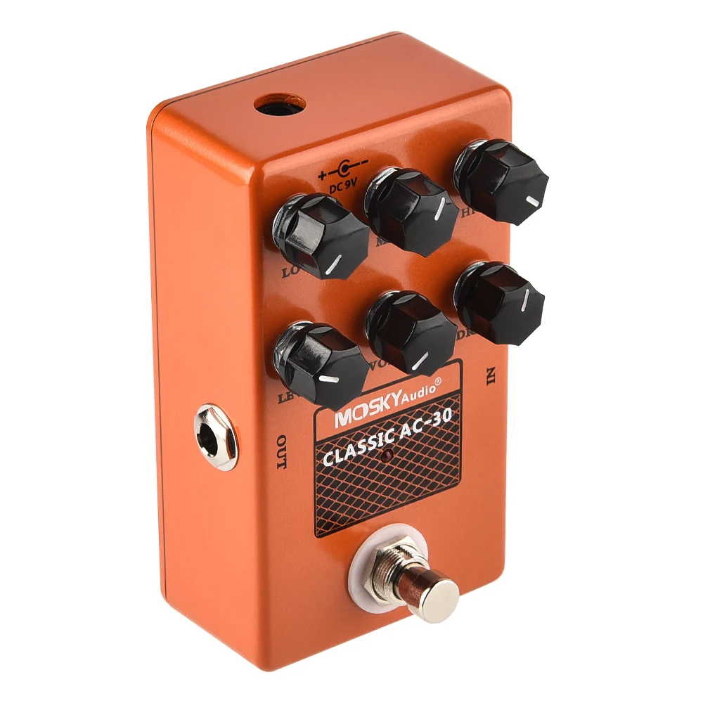 MOSKYaudio Classic Ac-30 Guitar Effect Pedal Speaker Simulation Level Drive Voice Effects For Electric Guitar Accessories