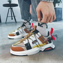 Новинка; модная повседневная обувь для мужчин; дышащая сетка; мягкая удобная прогулочная Мужская обувь; уличная прогулочная мужская повседневная обувь