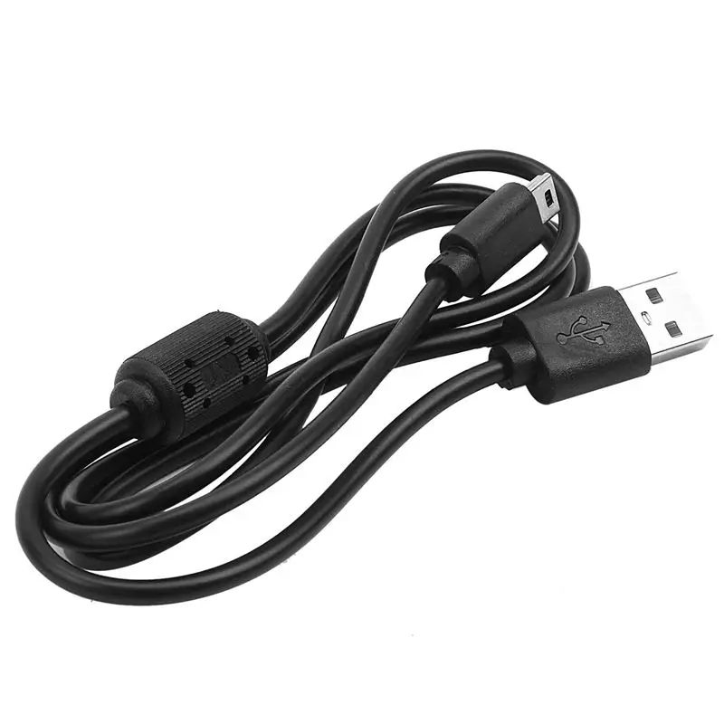 Сменный USB кабель в нейлоновой оплетке для PS3 контроллер черный
