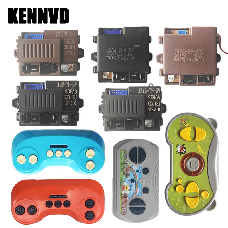 J2YB 7P 6V J2W 2P 6V12V R9AA 2G4 J4VZ 3P контроллер для Детский электромобиль детский дистанционный пульт автомобильного