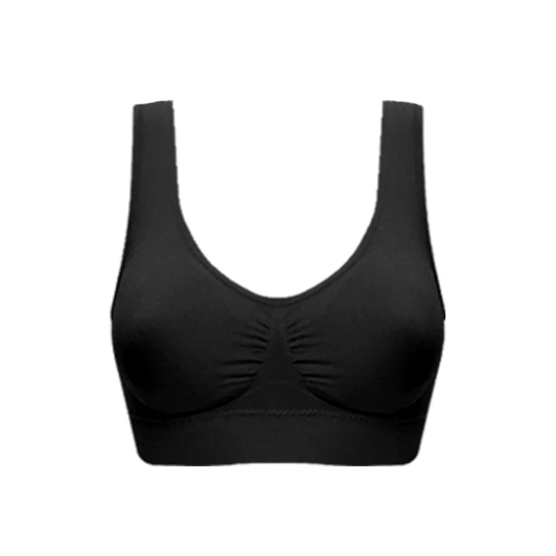 Women Seamless Sport Top One Size Cotton Sports Bra Thin Wrap Chest Bra Cotton Breathable Underwear For Female Bras XXXL