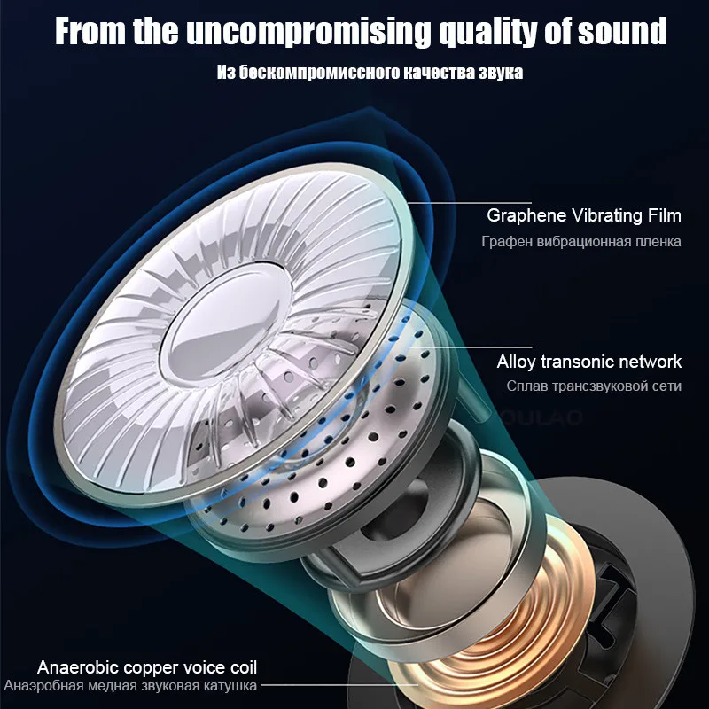 Bluetooth Earphones Wireless Headphone Waterproof Headsets Sport Earbuds TWS F9 with 2000mAh Charging Power Bank