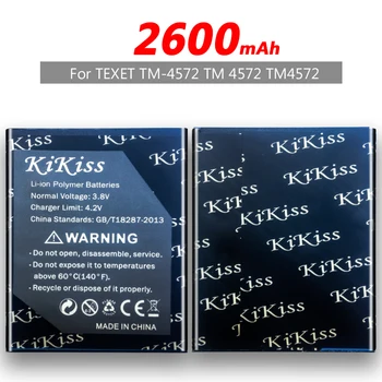 

2600mAh For TEXET TM-4572 TM 4572 TM4572 Mobile Phone Battery +Tracking Number