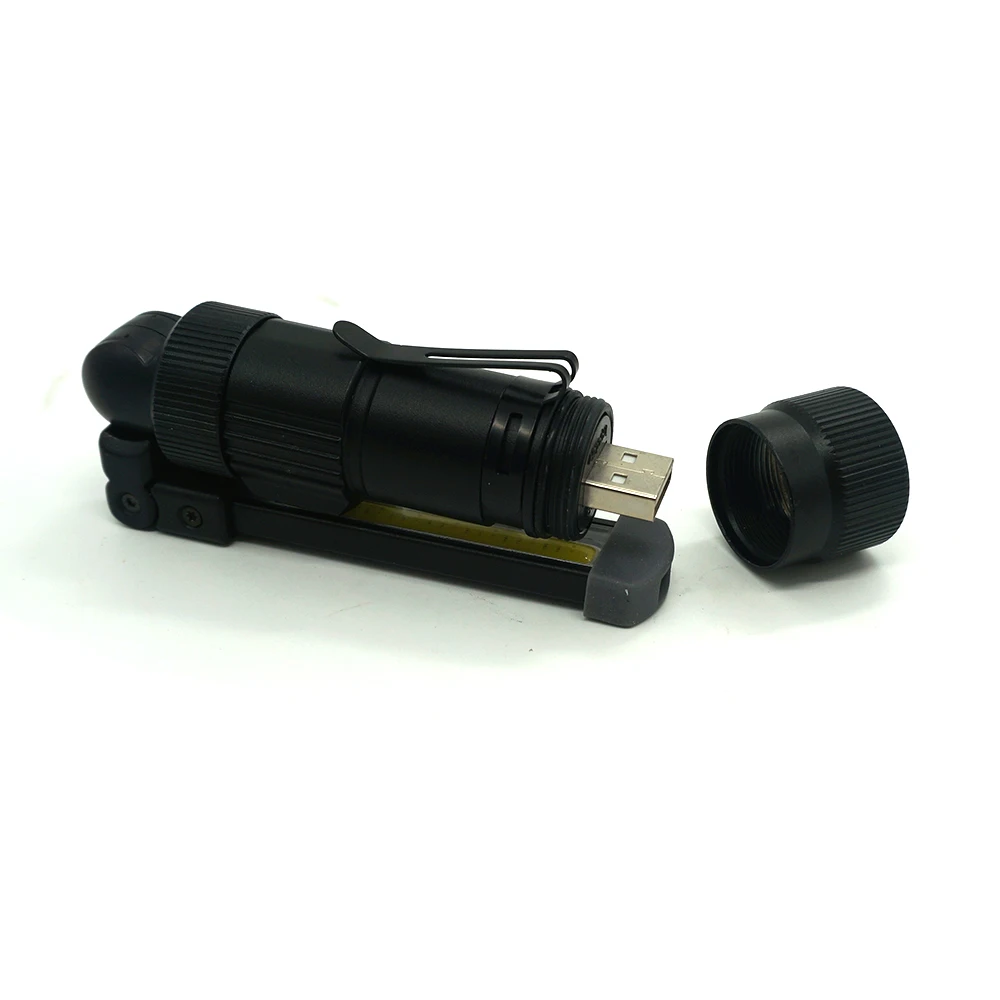 Светодиодный фонарик Aukelly 5 режимов COB USB перезаряжаемая Рабочая лампа магнитный