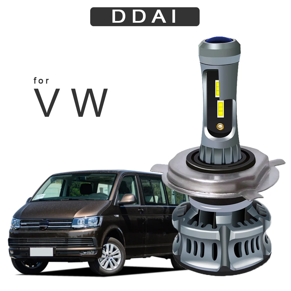 

DDAI Super Bright h7 led h4 for vw passat b5.5 T4 T5 turbo led 6500K 12V bright headlights for auto h11 led diodes for car
