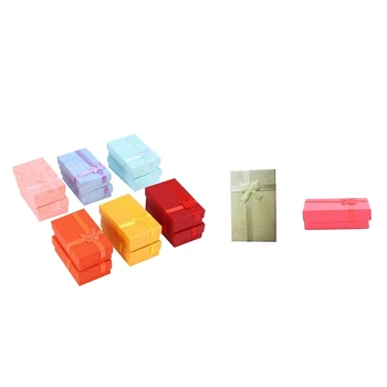 

16pcs Paper Jewelry Gifts Boxes For Jewelry Display-Rings, Small Watches, Necklaces, Earrings, Bracelet Gift Packaging Box (Pink