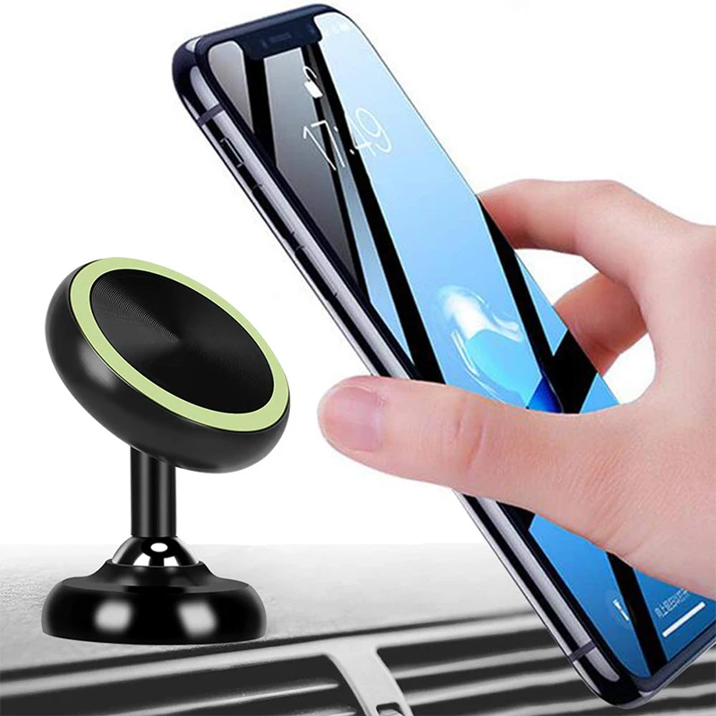 Универсальная Магнитная автомобильная подставка для телефона в автомобиле для iPhone X samsung, магнитный держатель на вентиляционное отверстие для мобильного телефона, поддержка gps