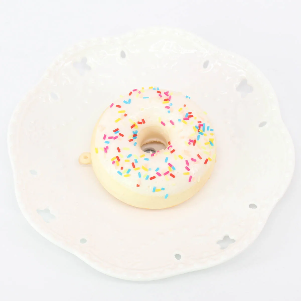 Сжимайте при стрессе тянущаяся хлеб, подарок для детей, пончики, медленно поднимающийся Рождественский Декор, милая упругая имитирующая игрушечная Имитация пищевых продуктов - Цвет: D011