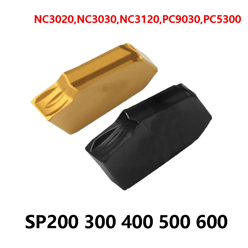 

Original SP200 SP300 SP400 SP500 SP600 Grooving Carbide Inserts SP 300 200 400 NC3030 NC3020 PC9030 Turning Tool Lathe Cutter