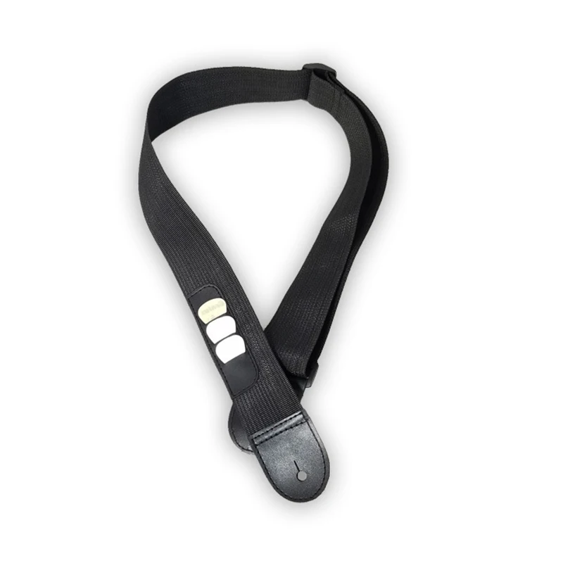 

High Quality 3PCS Adjustable PU Leather Strap Thickened Belt for Electric Acoustic Guitar Bass Rhythm Guitar NCM99
