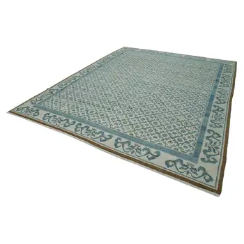 

268x356 Cm Beige Handmade Oushak Rug-9x12 Ft