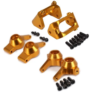 

Aluminum Front Rear Steering Hub Base C Carrier Knuckle Upgrade Kit for Wltoys A959 A949 A969 A979 K929 1/18 RC Car