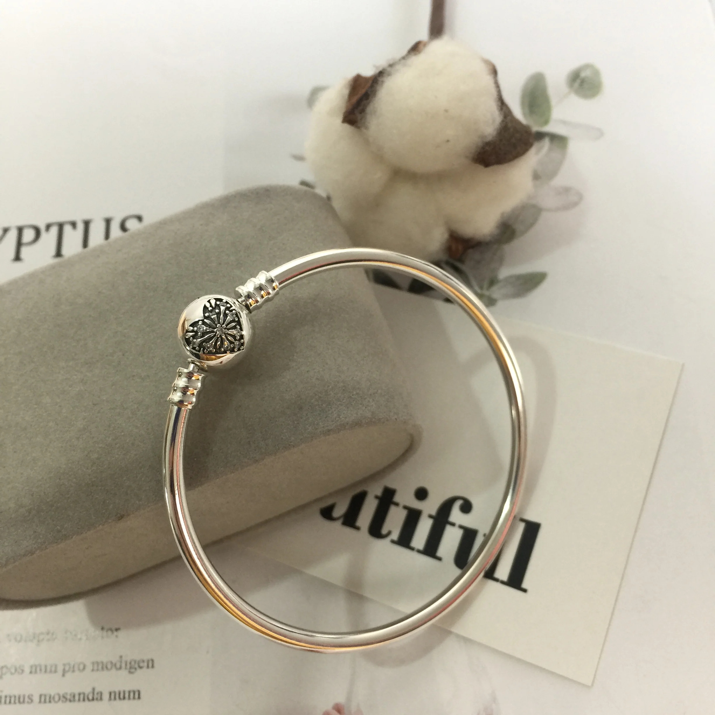 925 Sterling Silver Classic Heart Bangle Women's Charm Personality Jewelry Free Shipping Wholesale