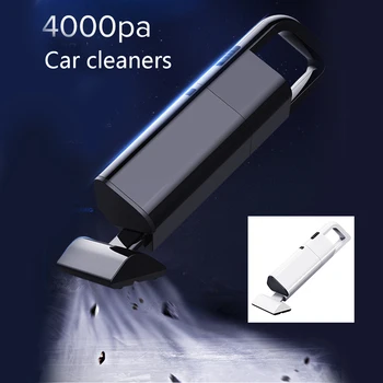 

Mini Portable Handheld Car Vacuum Cleaner 12V 4kpa High Power Vacuum Cleaner with 4.5m wires Electronic Accessory for Home Auto
