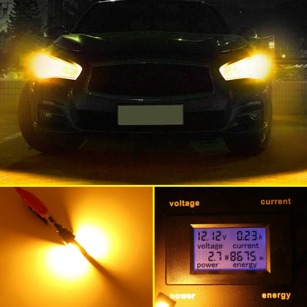 OKEEN 10 шт. супер яркий автомобильный T10 светодиодный 3030 4SMD лампа W5W 168 194 поворотник светильник Янтарный Белый Синий Красный номерной знак Doom светильник s