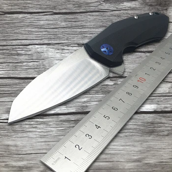 

BMT 0456 Tactical Folding Blade Knife D2 Blade G10 Handle Ball Bearing Flipper Hunting Knives Camping Pocket Survival EDC Tools