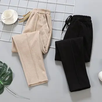 

New 2020 Winter Wool Trousers For Girls New Warm Kids Pants Elastic Waist Girls Harem Pants Children Casual Clothing Pants W836