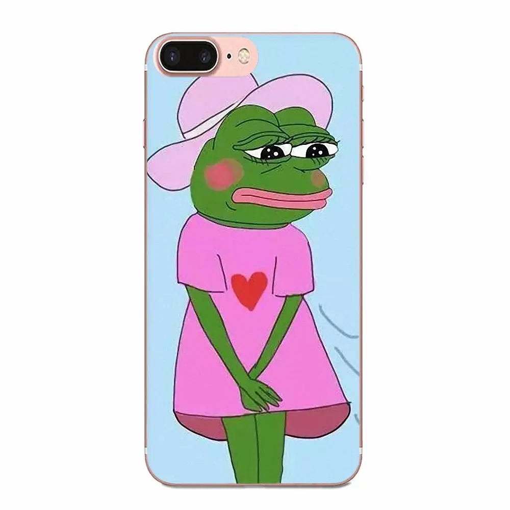 Высокое Качество Интернет Meme Smug лягушка Pepe для Xiaomi Redmi Note 2 3 3S 4 4A 4X5 5A 6 6A Pro Plus - Цвет: as picture