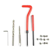 

30Pcs/Set Thread Repair Tool Kit M5 Twist Drill Bit Screw Thread Inserts For Restoring Damaged Threads Spanner Thread Repair Bit
