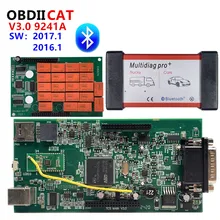 2017.3 mais novo com keygen tcs multidiag pro bluetooth v3.0 pcb OBDIICAT-TCS 5v nec relé obd2 ferramenta de scanner diagnóstico