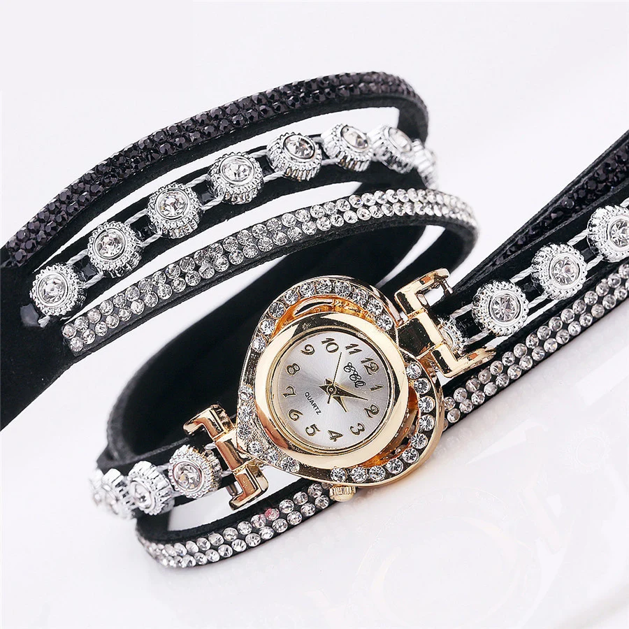 Женские часы в стиле ретро, бархатные часы с бриллиантами, женские часы-браслет, Кристальный циферблат, аналоговые кварцевые часы, часы женские, relogio 50