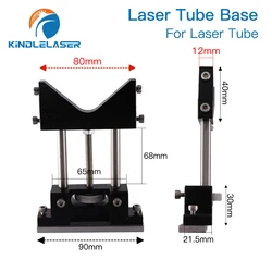 Support de Tube Laser Co2 en forme de V, Support pour Machine de découpe et gravure Laser 