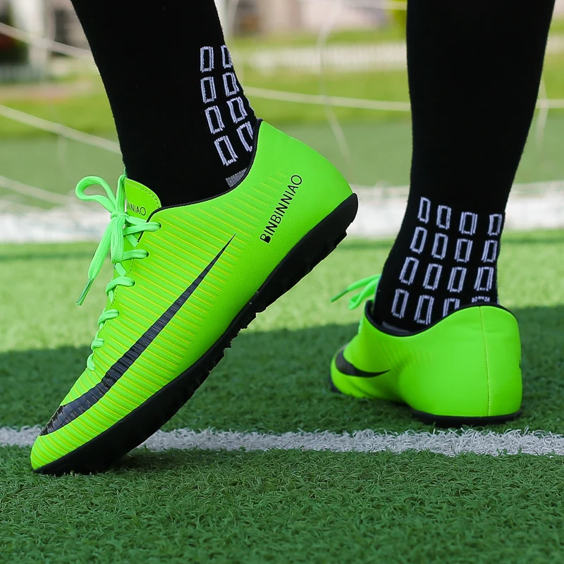 Hot Sale Classical Soccer Shoes Men's Football Boots Sneakers Waterproof High Ankle AG/TF Soccer Cleats Boys Outdoor Sport Shoes - Image 6