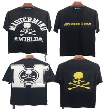 

20ss Mastermind t shirt 1:1 High Quality japan 100% cotton foaming skull MMJ T Shirt Streetwear lil peep Mastermind top tee