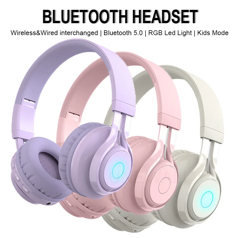Bluetooth-наушники BT06C со светодиодной подсветкой | Электроника