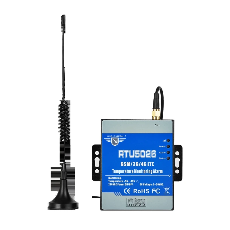 

4G LTE RTU Modbus TCP Gateway AC/DC Power Status Temperature Monitoring Alarm System Support Remote Reset Reboot RTU5026