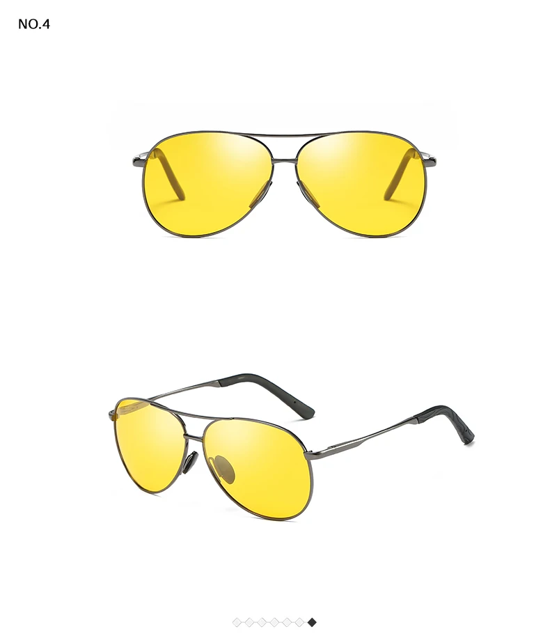 AEVOGUE поляризационные солнцезащитные очки ночного видения для мужчин/женщин пилот с антибликовым покрытием вождения градиентные линзы солнцезащитные очки унисекс UV400 AE0668