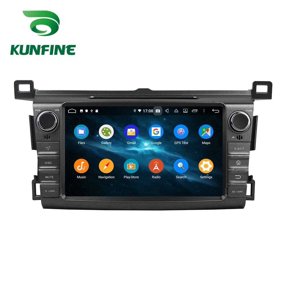 Excellent Android 9.0 Octa Core 4GB RAM 64GB Rom Car DVD GPS Multimedia Player Car Stereo for Toyota  RAV4 2013-2017 Radio Headunit 2